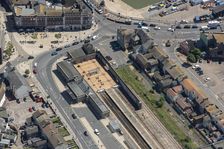 Lowestoft Railway Station, Suffolk, 2021. Creator: Damian Grady
