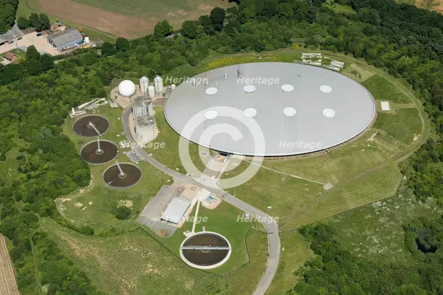 Lowestoft Waste Water Treatment Centre, Suffolk, 2019. Creator: Historic England.
