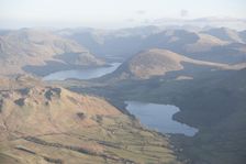 Loweswater and Crummock Water, from the north-west, Cumbria, 2015. Creator: Historic England