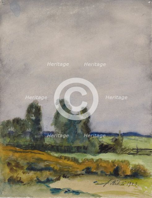 Lowland Landscape, 1923. Creator: Juho Makela.
