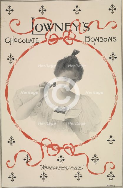 Lowney's chocolate bonbons, c1895 - 1917. Creator: Unknown.