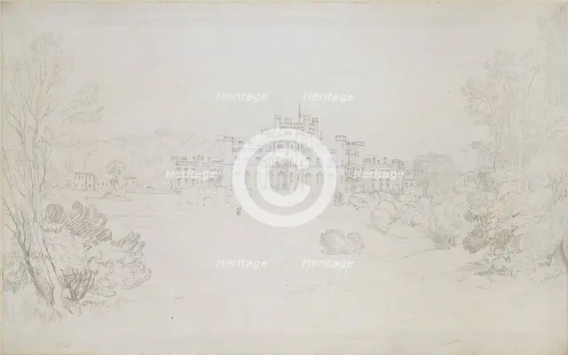 Lowther Castle, 1809. Artist: JMW Turner.