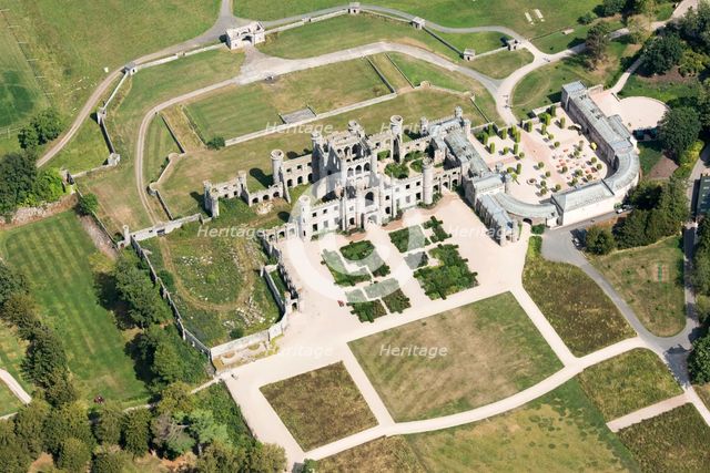 Lowther Castle, country house built as sham castle, now a ruin, Cumbria, 2018. Creator: Emma Trevarthen.
