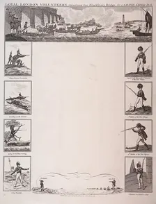 Loyal London Volunteers, 1804. Artist: Anon