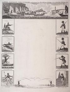 Loyal London Volunteers, 1804. Artist: Anon