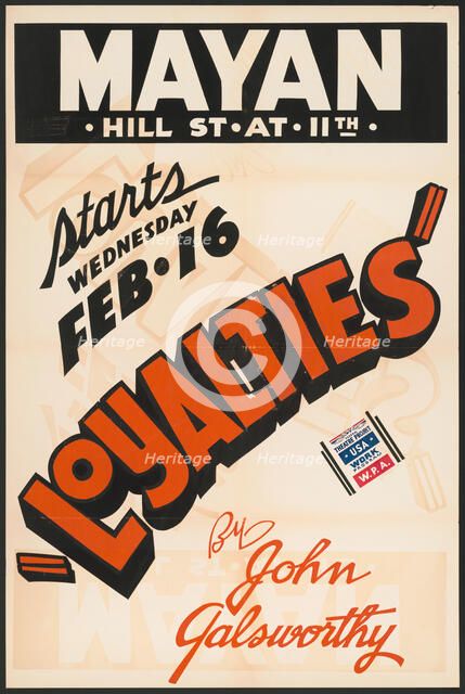 Loyalties, Los Angeles, 1938. Creator: Unknown.