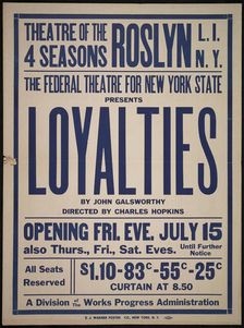 Loyalties, Roslyn, NY, 1938. Creator: Unknown