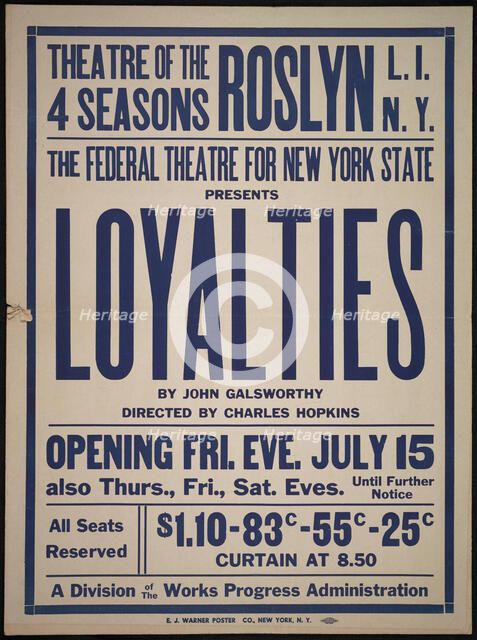 Loyalties, Roslyn, NY, 1938. Creator: Unknown.