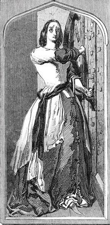 Loyalty: Catherine Douglas barring the door, at Scone, 1844. Creator: Unknown