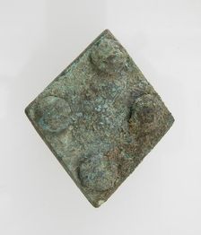 Lozenge-Shaped Plaque, Frankish, Middle of 6th century. Creator: Unknown