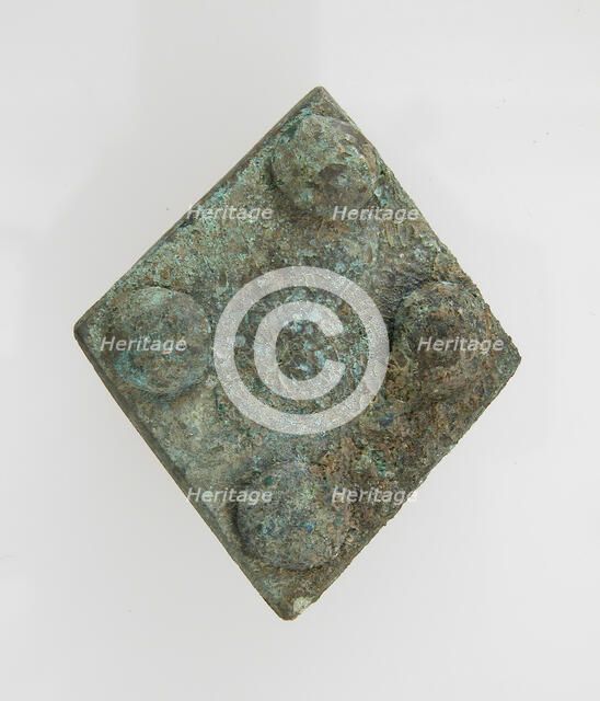 Lozenge-Shaped Plaque, Frankish, Middle of 6th century. Creator: Unknown.