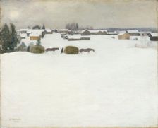 Load of Hay, 1899. Creator: Pekka Halonen