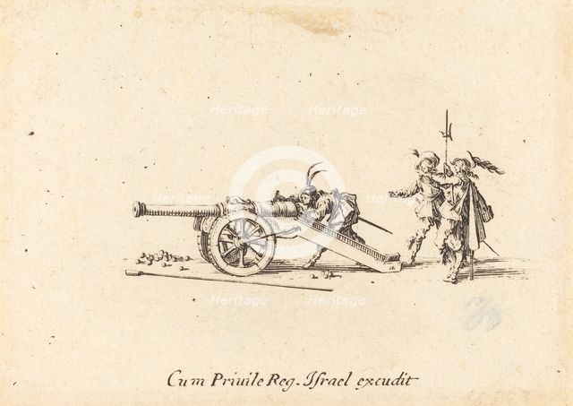 Loading the Cannon, 1634/1635. Creator: Jacques Callot.
