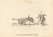 Loading the Cannon, 1634/1635. Creator: Jacques Callot