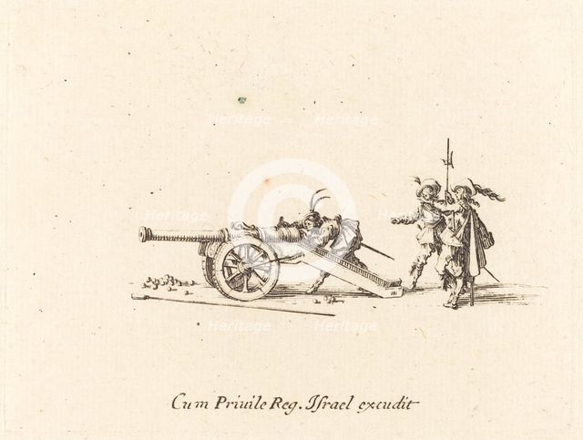 Loading the Cannon, 1634/1635. Creator: Jacques Callot.