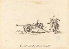 Loading the Cannon, 1634/1635. Creator: Jacques Callot