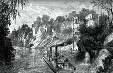Loading a cotton steamer, c1880