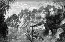 Loading a cotton steamer, c1880