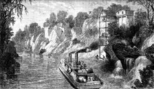 Loading a cotton steamer, USA, c1880