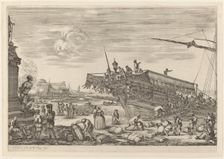 Loading a Ship, probably c. 1654/1655. Creator: Stefano della Bella
