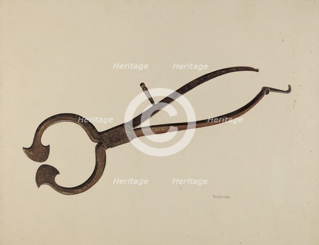 Loaf Sugar Cutter, c. 1942. Creator: Thomas Dooley.