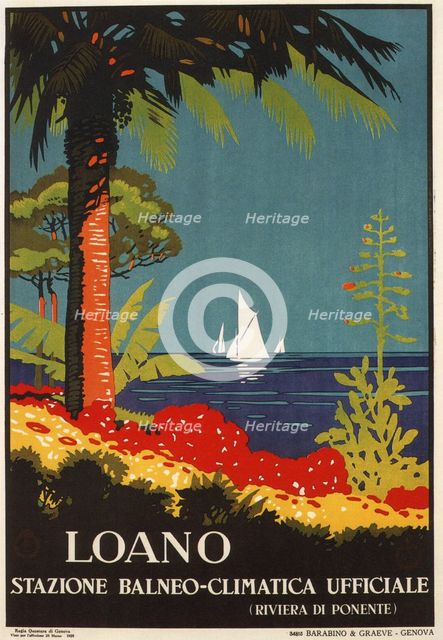 Loano, 1929. Artist: Craffonara, Aurelio (1875-1945)