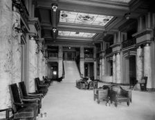Lobby, Hotel Richmond, Richmond, Va., between 1900 and 1920. Creator: Unknown