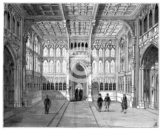 Lobby of the Houses of Commons, London, 1900. Artist: Unknown