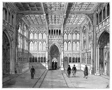 Lobby of the Houses of Commons, London, 1900