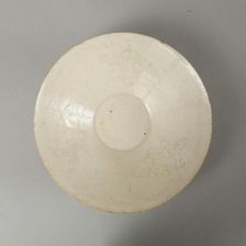 Lobed bowl with qingbai glaze with carved floral design made in the Northern Song dynasty