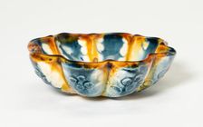Lobed Bowl with Stylized Florets, Tang dynasty (618-906), first half of 8th century. Creator: Unknown