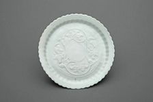Lobed Dish with Lotus Scrolls, Yuan dynasty (1271-1368), first half of the 14th century. Creator: Unknown