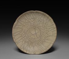 Lobed Dish: Guan ware, 12th-14th Century. Creator: Unknown