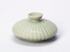 Lobed Oil Bottle, South Korea, Goryeo dynasty (918-1392), early/mid 12th century. Creator: Unknown