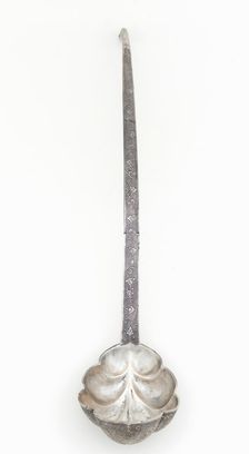 Lobed ladle with floral scrolls, Early or mid-Tang dynasty, late 7th-early 8th century. Creator: Unknown
