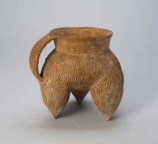 Lobed Tripod Cauldron (Li), Longshan culture (c. 2500-2000 BC). Creator: Unknown