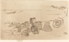 Lobster-Pots, c. 1880/1881. Creator: James Abbott McNeill Whistler