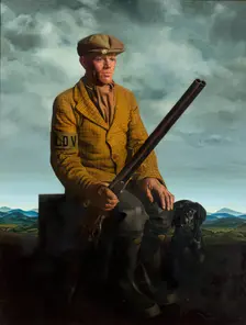 Local Defence Volunteer, 1939. Creator: Edward Baird
