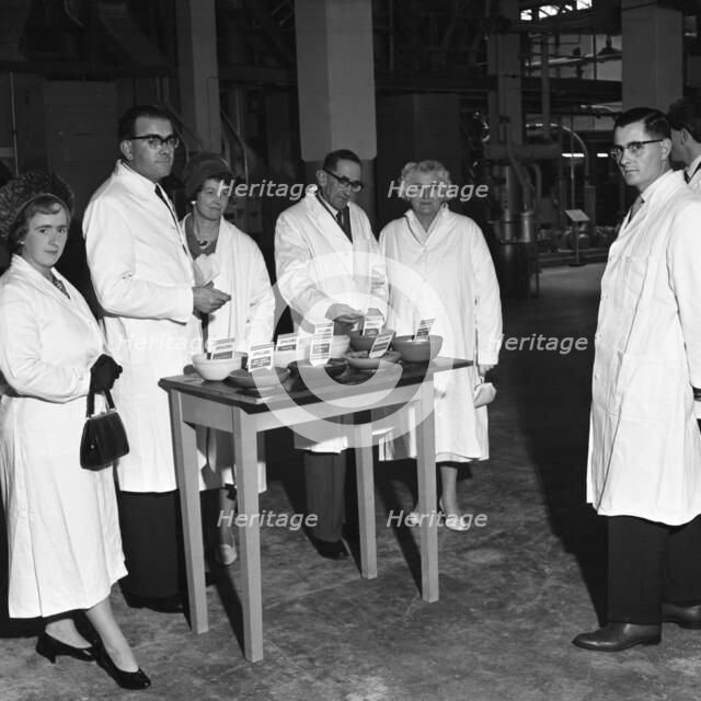 Local dignitaries during an open day at Spillers Foods in Gainsborough, Lincolnshire, 1962.  Artist: Michael Walters