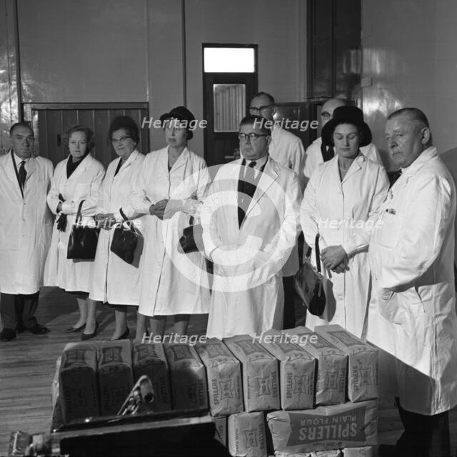 Local dignitaries during an open day at Spillers foods in Gainsborough, Lincolnshire, 1962. Artist: Michael Walters