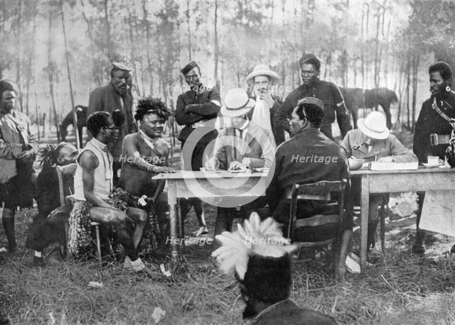 Local white administration, Africa, 1926. Artist: Unknown