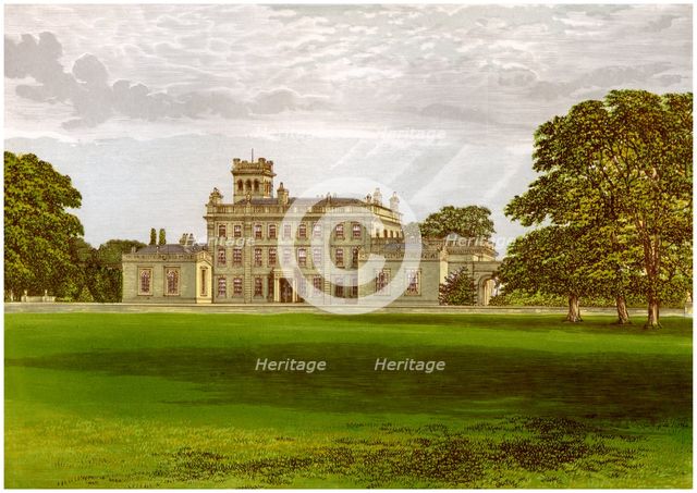 Locko Park, Derbyshire, home of the Drury-Lowe family, c1880. Artist: Unknown