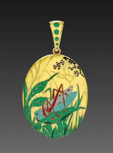 Locket, 1868-1870. Creator: Alexis Falize (French, 1811-1898); Antoine Tard (French, active 1860-1889)