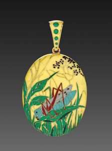 Locket, 1868-1870. Creator: Alexis Falize (French, 1811-1898); Antoine Tard (French, active 1860-1889)