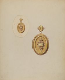 Locket, c. 1936. Creator: Vincent Murphy