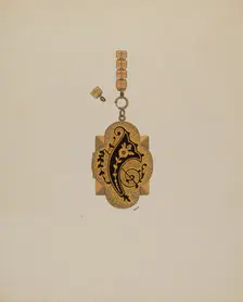Locket, c. 1937. Creator: Edward White
