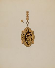 Locket, c. 1937. Creator: Edward White