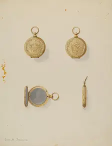Locket, c. 1937. Creator: John H. Tercuzzi