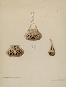 Locket for Perfume. Creator: Harry G Aberdeen