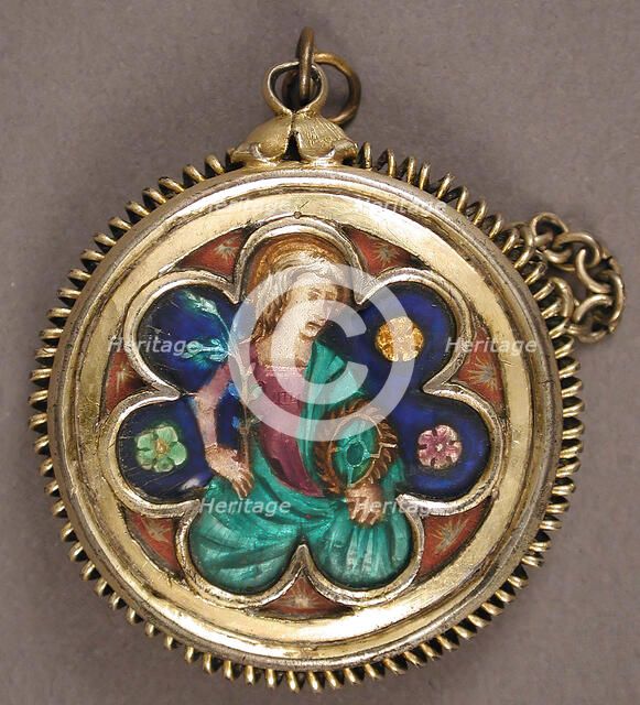 Locket, French, 14th century. Creator: Unknown.